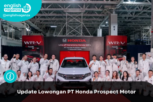 Update Lowongan PT Honda Prospect Motor